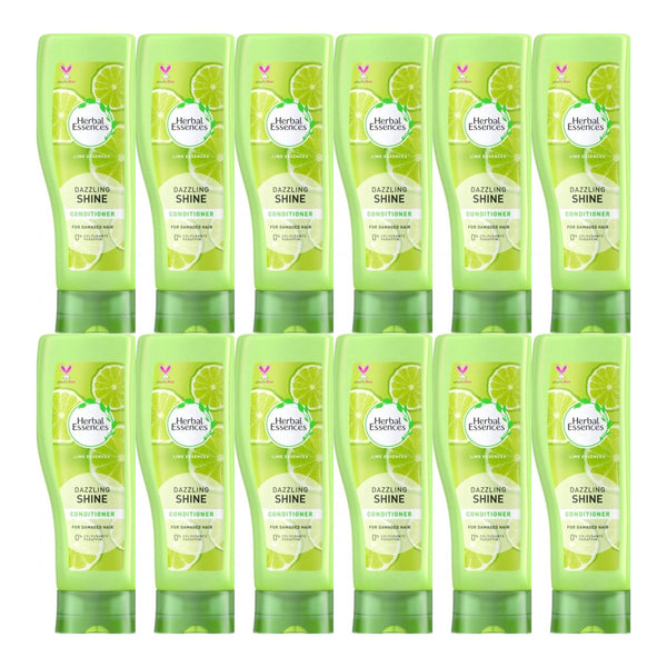 Herbal Essences Lime Essences Dazzling Shine Conditioner, 13.5oz (Pack of 12)