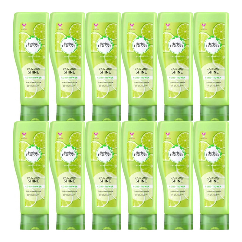 Herbal Essences Lime Essences Dazzling Shine Conditioner, 13.5oz (Pack of 12)