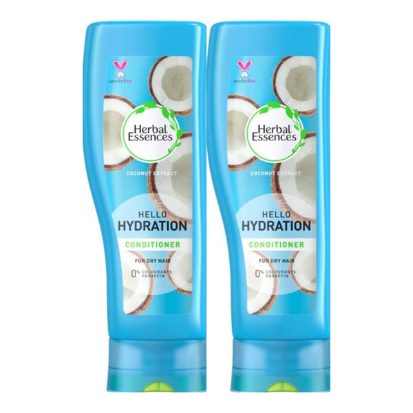 Herbal Essences Coconut Extract Hello Hydration Conditioner, 13.5oz (Pack of 2)