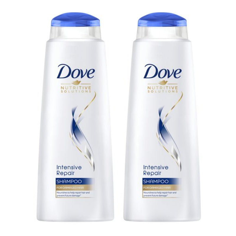 Dove Intensive Repair Shampoo For Damaged Hair, 250ml (Pack of 2)