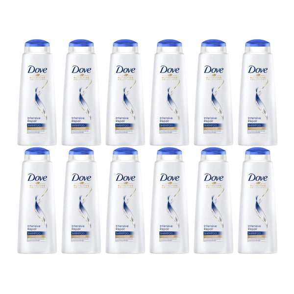 Dove Intensive Repair Shampoo For Damaged Hair, 250ml (Pack of 12)