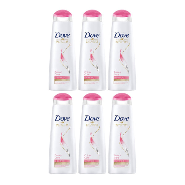 Dove Color Care Shampoo For Color Treated Hair, 250ml (Pack of 6)