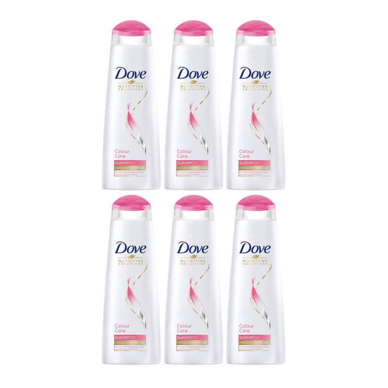 Dove Color Care Shampoo For Color Treated Hair, 250ml (Pack of 6)