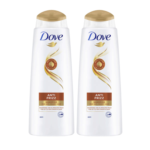 Dove Anti-Frizz Therapy Shampoo For Dry, Frizzy Hair, 250ml (Pack of 2)