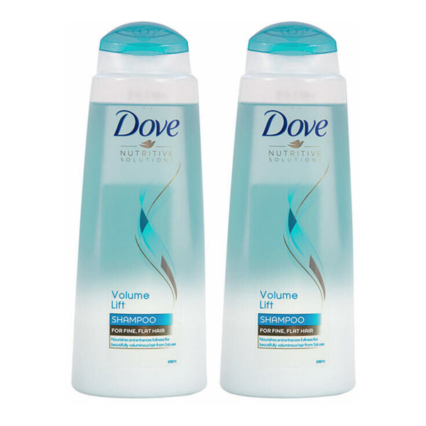 Dove Volume Lift Shampoo For Fine, Flat Hair, 400ml (Pack of 2)