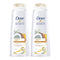 Dove Restoring Ritual Coconut Oil & Turmeric Shampoo, 400ml (Pack of 2)