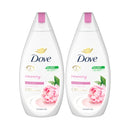 Dove Renewing Peony & Rose Oil Shower Gel, 250ml (Pack of 2)