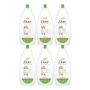 Dove Restoring Coconut Oil & Almond Extract Shower Gel, 225ml (Pack of 6)