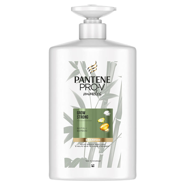 Pantene Miracles PRO-V Grow Strong Biotin + Bamboo Shampoo, 16.9oz –  MarketCOL