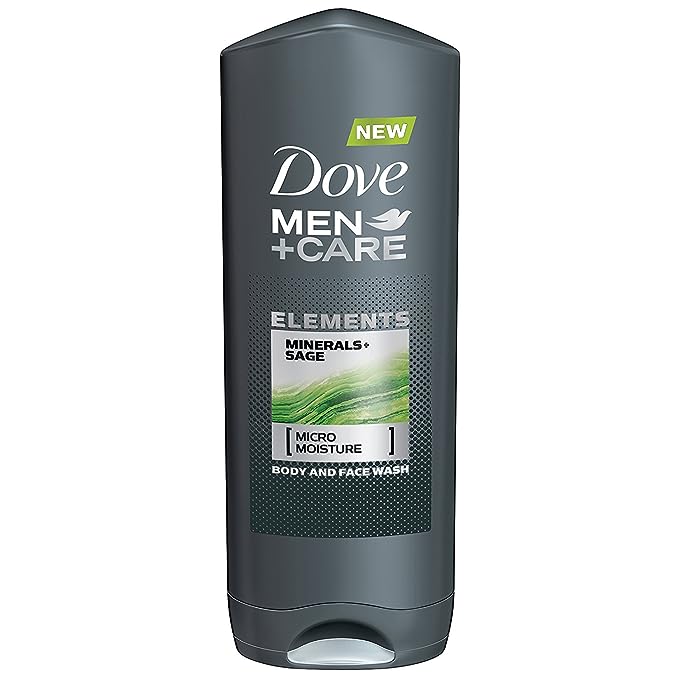 Dove Men+Care Elements - Minerals + Sage Body Wash, 400ml