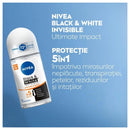 2 Pack x Nivea Black & White Invisible Ultimate Impact 72H Roll-On, 1.7oz