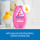 Johnson's Shiny & Soft Kids' Shampoo with Argan Oil, 16.9oz (500ml)