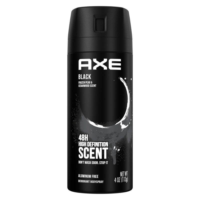 Axe Black Deodorant + Body Spray, 150ml (Pack of 6)