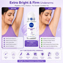 12 Pack x Nivea Extra Bright & Firm Q10 48H Anti-Perspirant Roll-On 1.7oz (50ml)