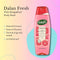 Dalan Fresh Pink Grapefruit Purifying Body Wash w/ Glycerin, 15.2oz