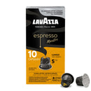 10 Count x Lavazza Espresso Maestro Lungo Nespresso Capsules - Light Roast