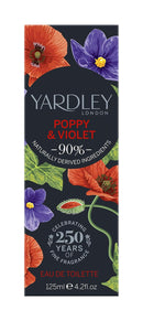 Yardley London Poppy & Violet Perfume Spray, 4.2oz (125ml)
