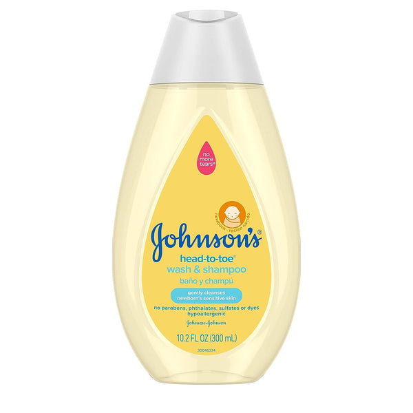 Johnson's Baby Head-to-Toe Wash & Shampoo, 300ml (10.2 fl oz)