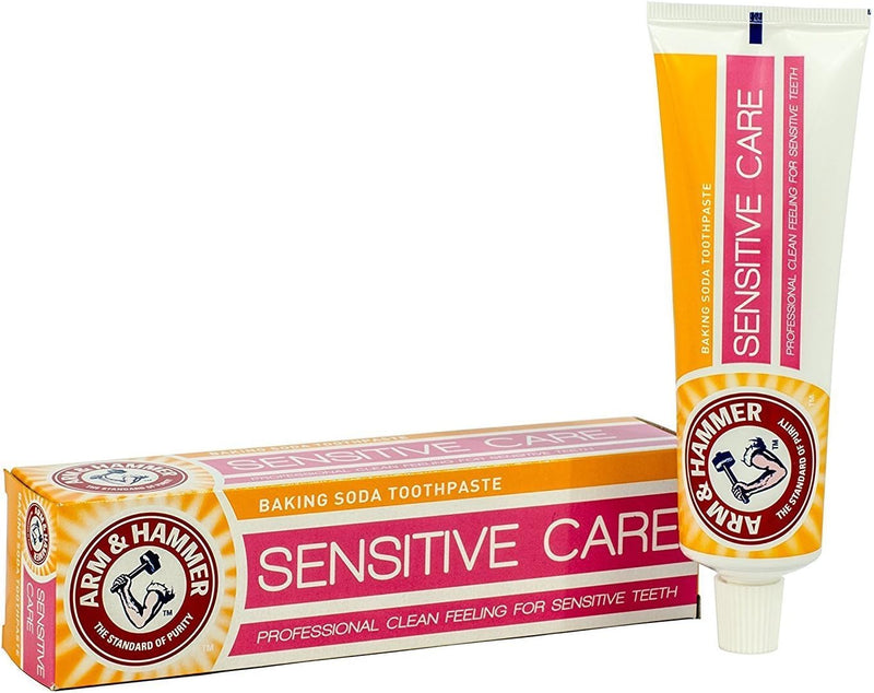 Arm & Hammer Sensitive Care Baking Soda Toothpaste, 4.4oz (125g) (Pack of 2)