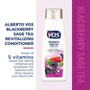 Alberto VO5 Blackberry Sage Tea w/ Herb Conditioner, 12.5oz (370ml) (Pack of 12)