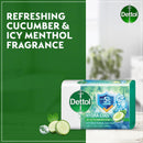 Dettol Hydra Cool Cucumber & Icy Menthol Antibacterial Soap, 3.5oz