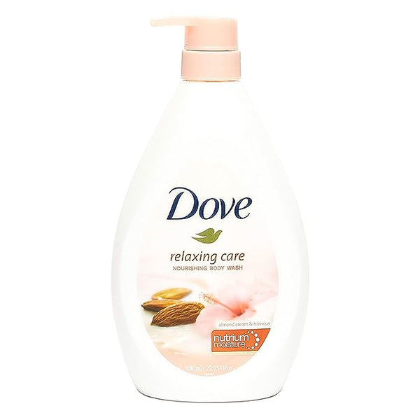 Dove Relaxing Care Almond Cream & Hibiscus Body Wash, 800ml