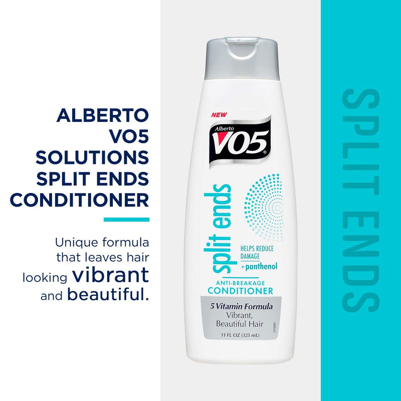 Alberto VO5 Split Ends Anti-Breakage Conditioner, 11 oz. (325ml) (Pack of 6)