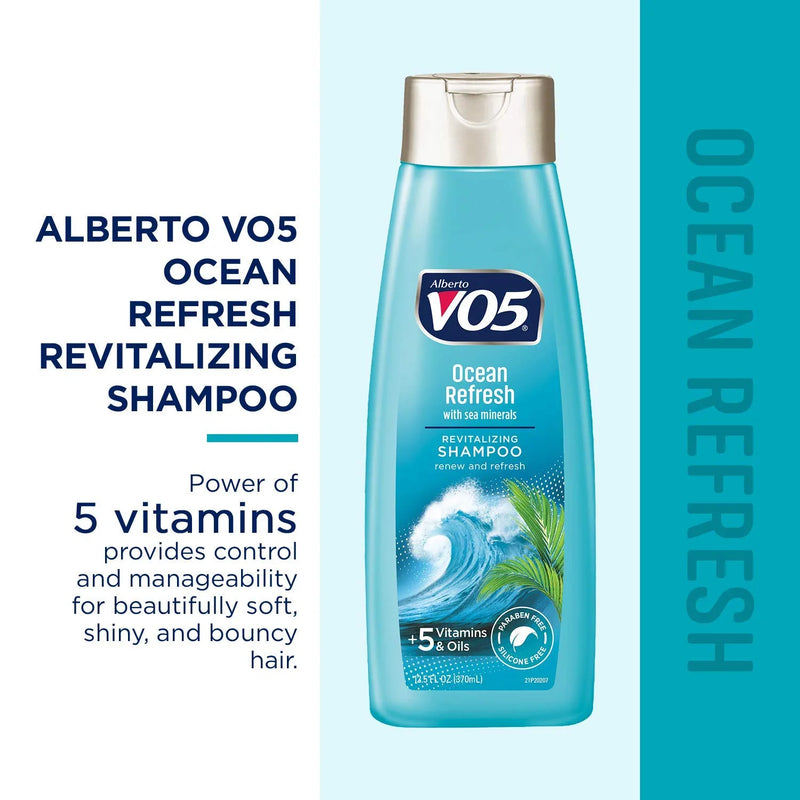 Alberto VO5 Ocean Refresh Sea Minerals Revitalizing Shampoo, 12.5oz