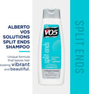 Alberto VO5 Split Ends Anti-Breakage Shampoo + Panthenol, 11 oz. (Pack of 2)