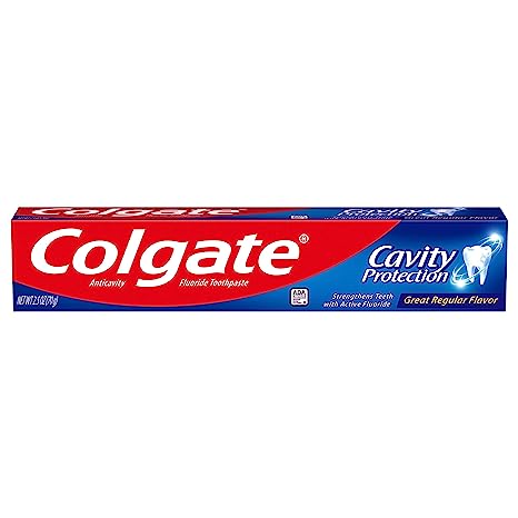 Colgate Cavity Protection Regular Flavor Toothpaste, 2.5 oz.
