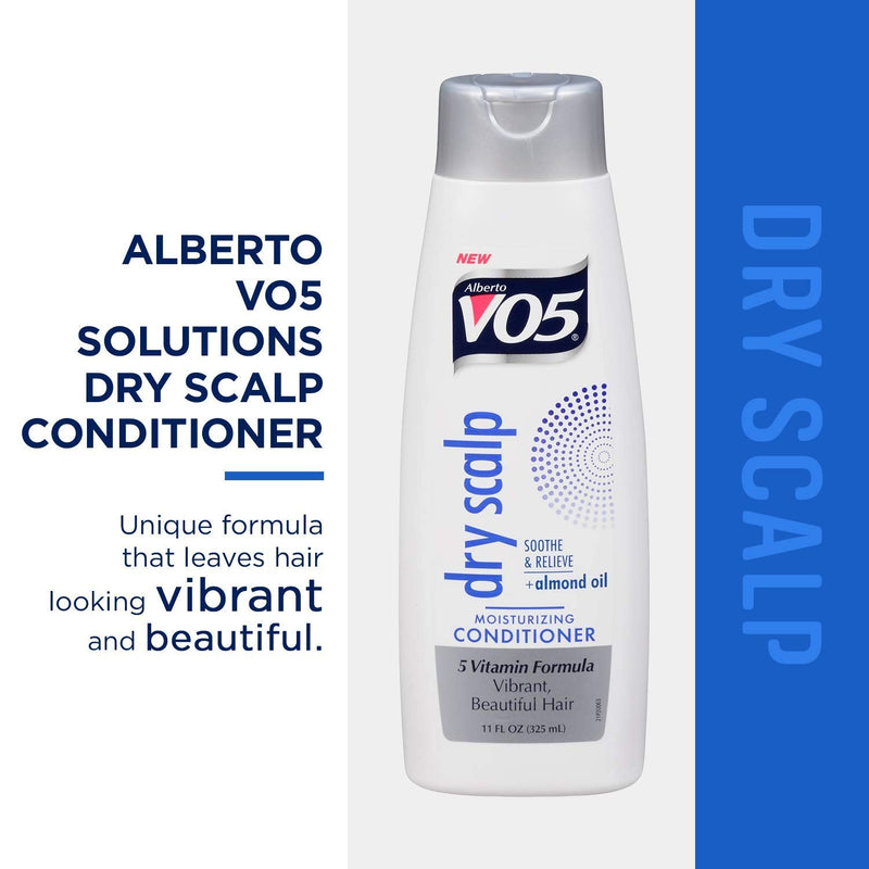 Alberto VO5 Dry Scalp Moisturizing Conditioner, 11 fl oz. (325ml) (Pack of 6)