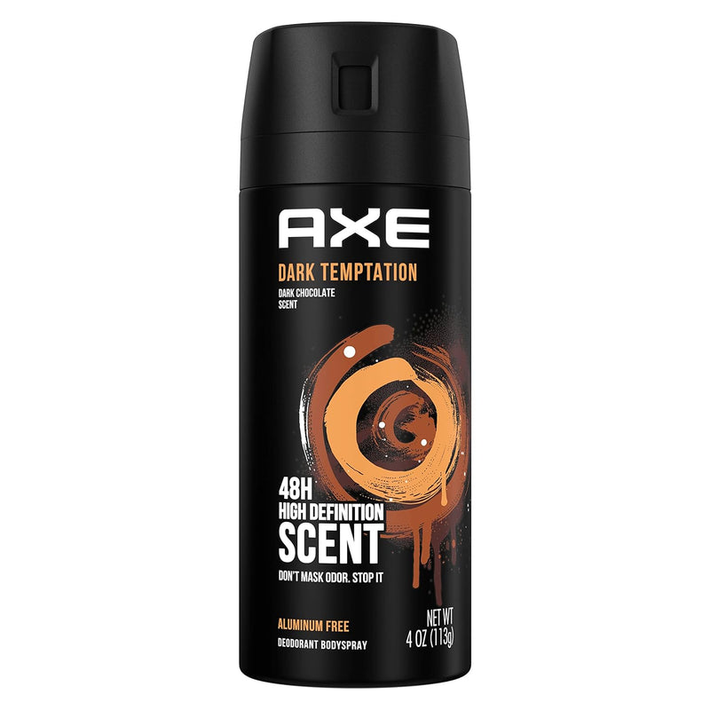Axe Dark Temptation Deodorant + Body Spray, 150ml (Pack of 6)