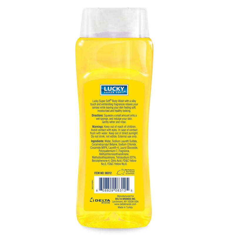 Lucky Super Soft Revive Body Wash - Mango & Papaya, 12oz (355ml)