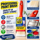 2 1/2 inch Professional Paint Brush – Polyester Bristles