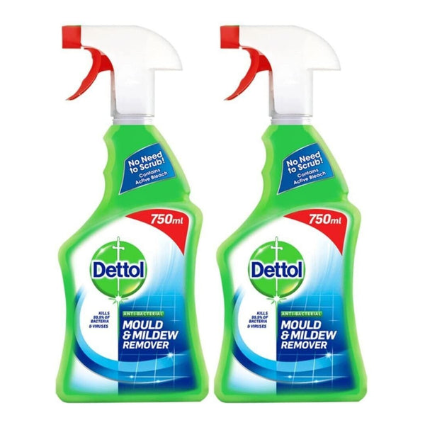 Dettol Anti-Bacterial Mold Mould & Mildew Remover, 24.5oz (Pack of 2)