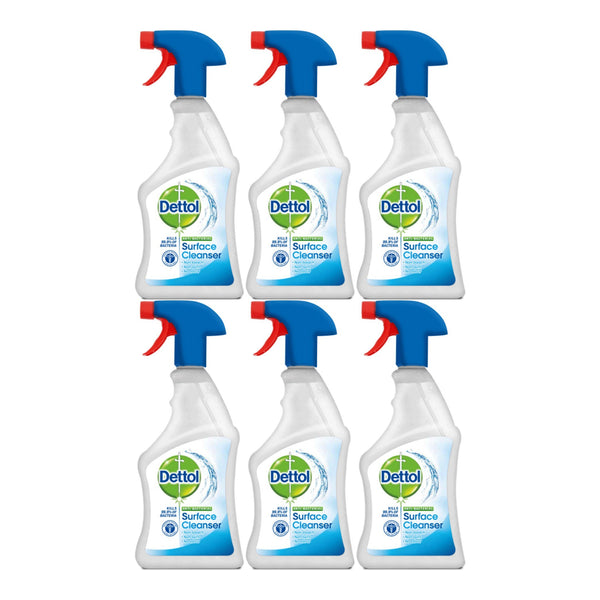 Dettol Anti-Bacterial Surface Cleanser Spray, 24.5oz (Pack of 6)
