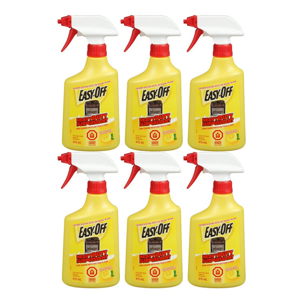 Easy-Off Heavy Duty Oven Cleaner Spray - Lemon Scent, 16oz (Pack of 6)