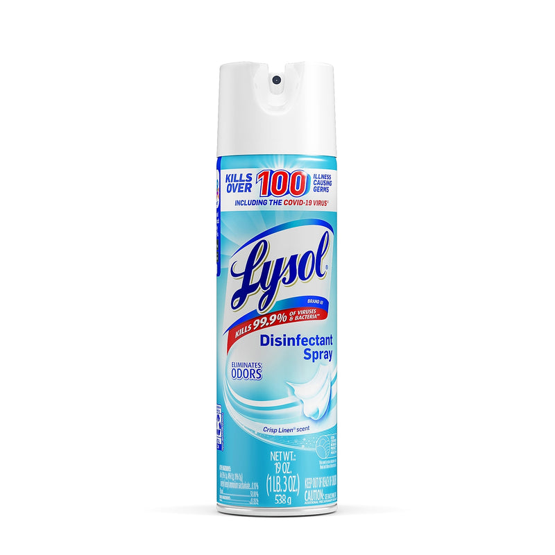 Lysol Disinfectant Spray - Crisp Linen Scent, 19oz.