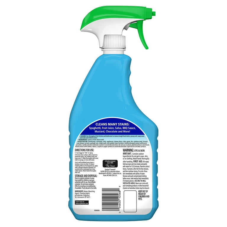 Fantastik All-Purpose Cleaner - With Bleach, 32 fl oz. (Pack of 6)