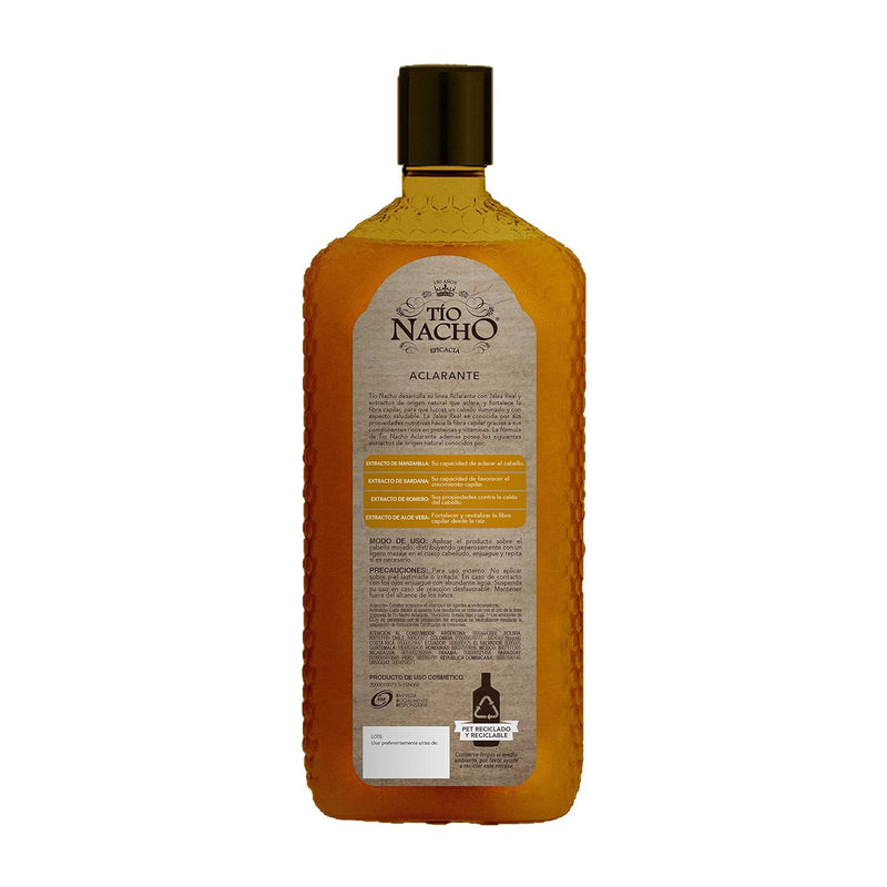 Tio Nacho Shampoo Aclarante Jalea Real + Manzanilla, 14oz. (415ml)