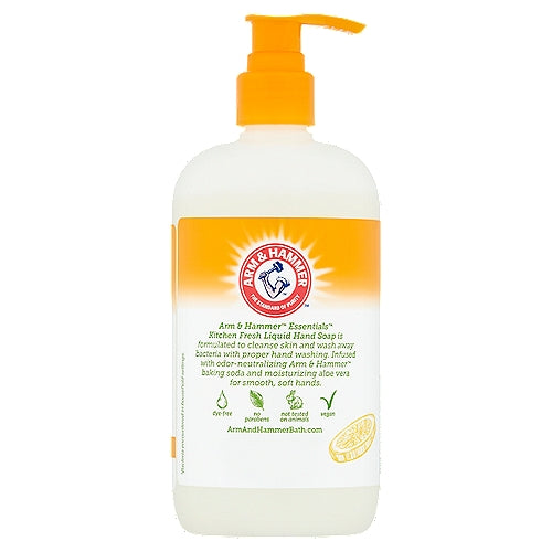 Arm & Hammer Essentials Liquid Hand Soap - Orange Citrus, 14oz (Pack of 6)
