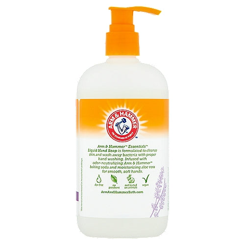 Arm & Hammer Essentials Liquid Hand Soap - Lavender Vanilla, 14oz (Pack of 3)