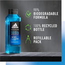 Adidas Cool Down Shower Gel - Wild Mint Essential Oil, 13.5oz 400ml