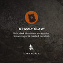 Kicking Horse Coffee - Grizzly Claw - Organic Dark Roast, 10oz (284g)