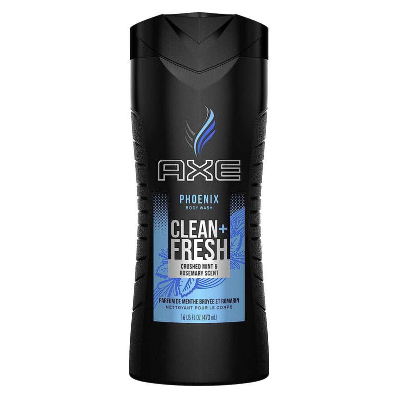 Axe Phoenix Crushed Mint & Rosemary Body Wash, 16oz 473ml