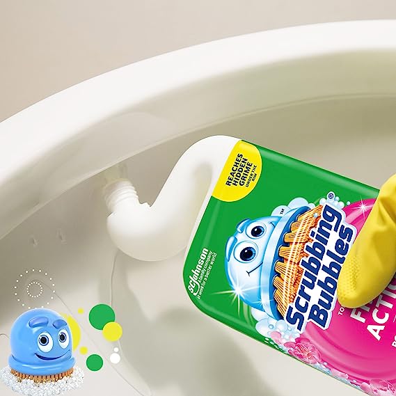Scrubbing Bubbles Toilet Bowl Cleaner Gel - Floral Fusion, 24 oz.