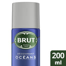 Brut Oceans Deodorant Spray Efficacite Longue Duree, 200ml