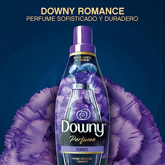 Downy Fabric Softener - Perfume Collections Romance, 750ml (Pack of 2)