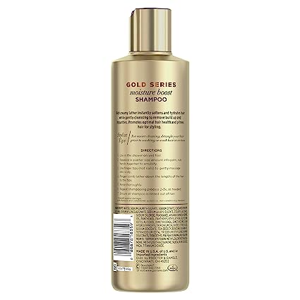 Pantene Gold Series Moisture Boost Shampoo with Argan Oil, 9.1oz