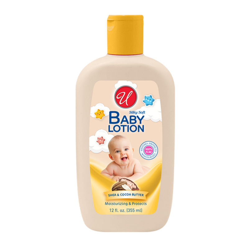Silk Soft Shea & Cocoa Butter Scented Baby Lotion, 12oz. (355ml)